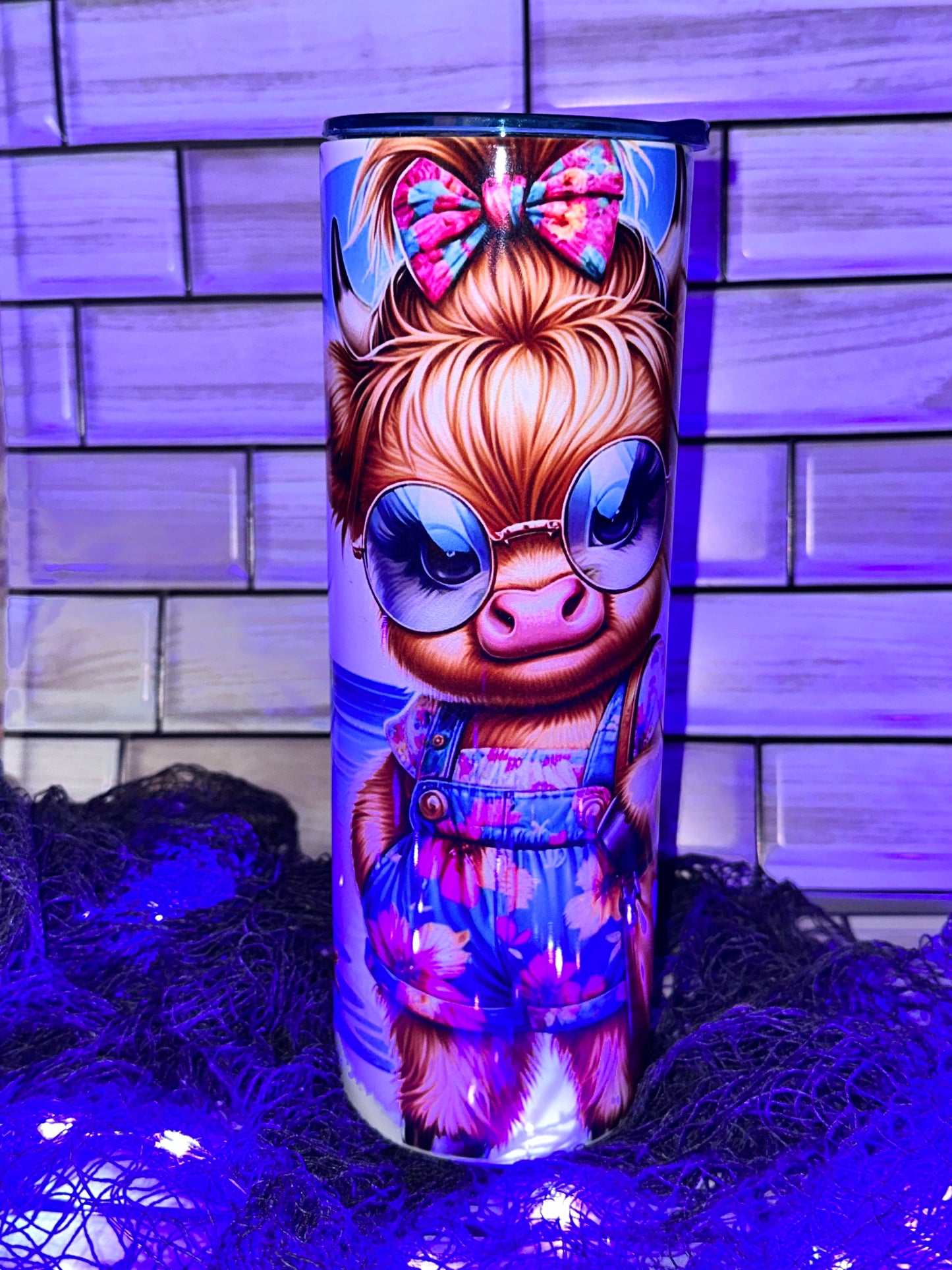 Messy Fun Bun Highland | 20oz Tumbler