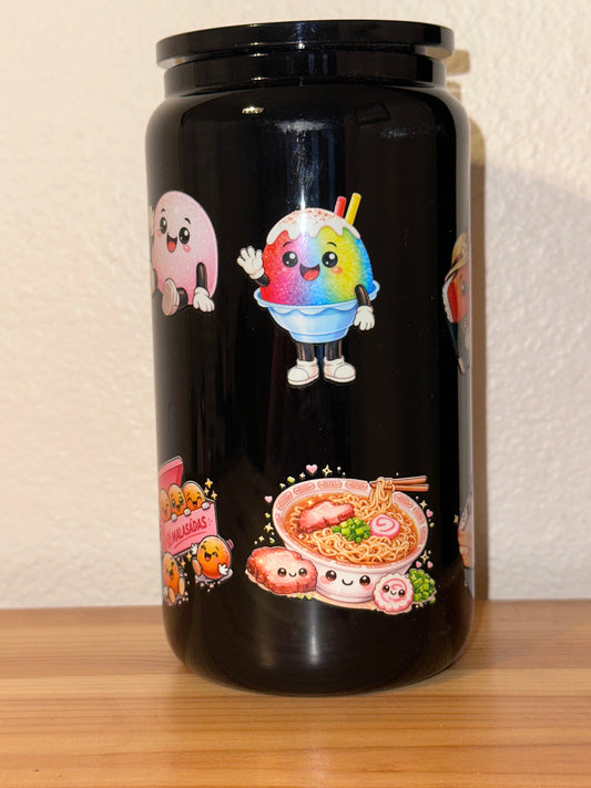 Kawaii Hawaii Local Snacks 16 oz Glass Cups