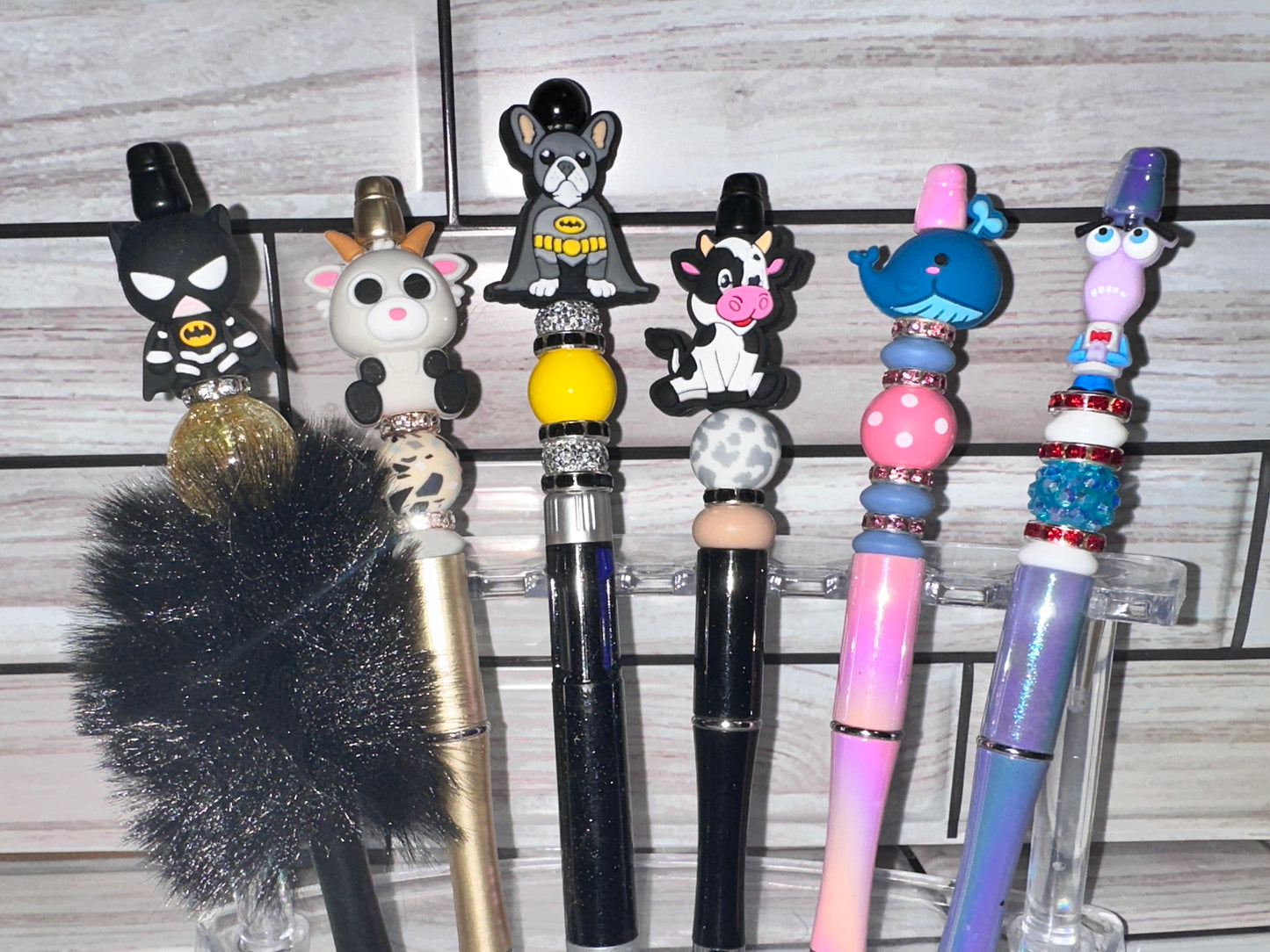 Beaded Focal Pens Farm Pals