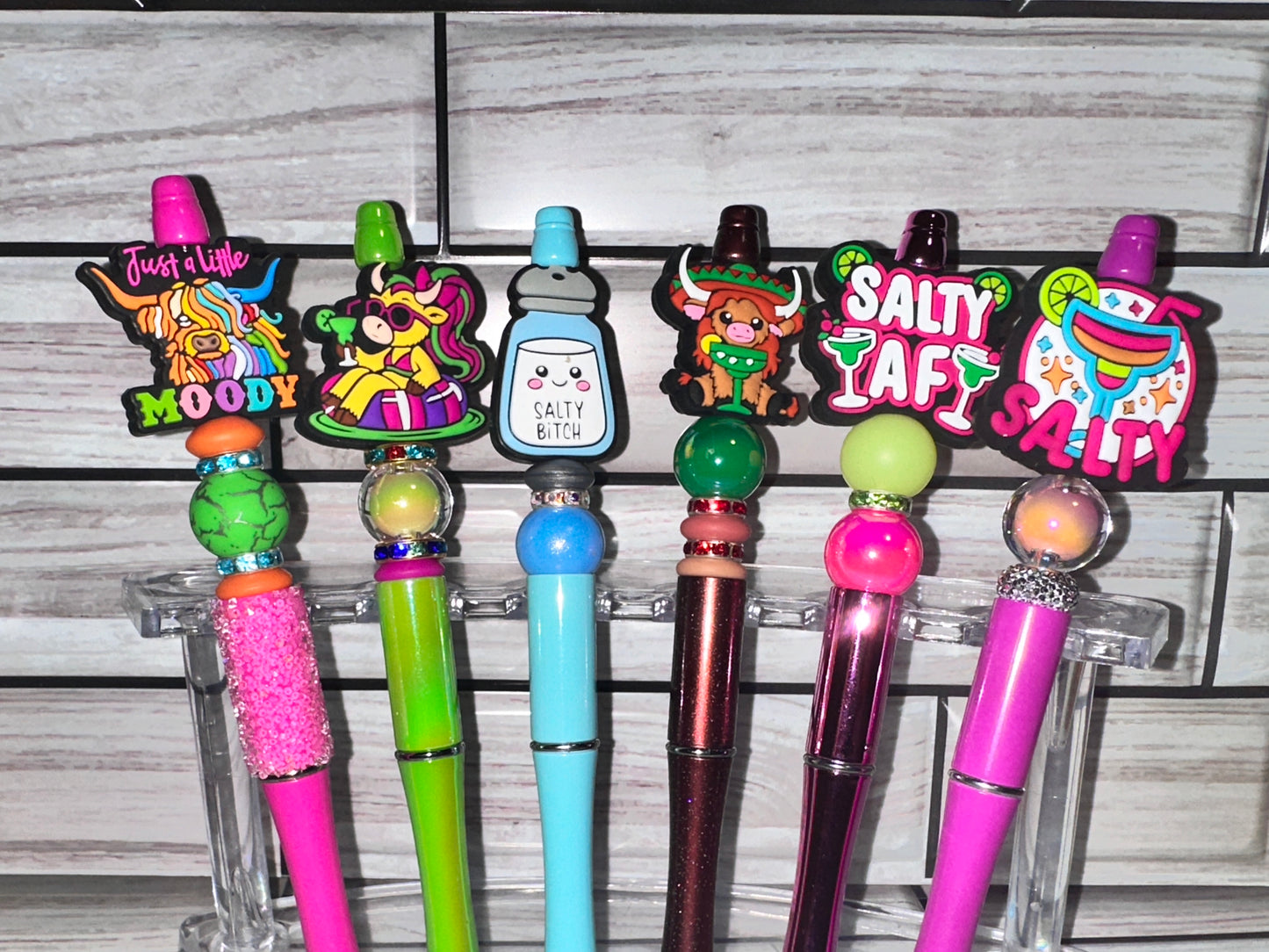 Beaded Focal Pens Sassy Signers