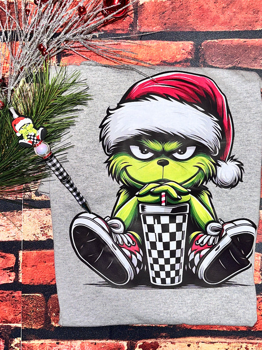 Checked Green Skater Dude