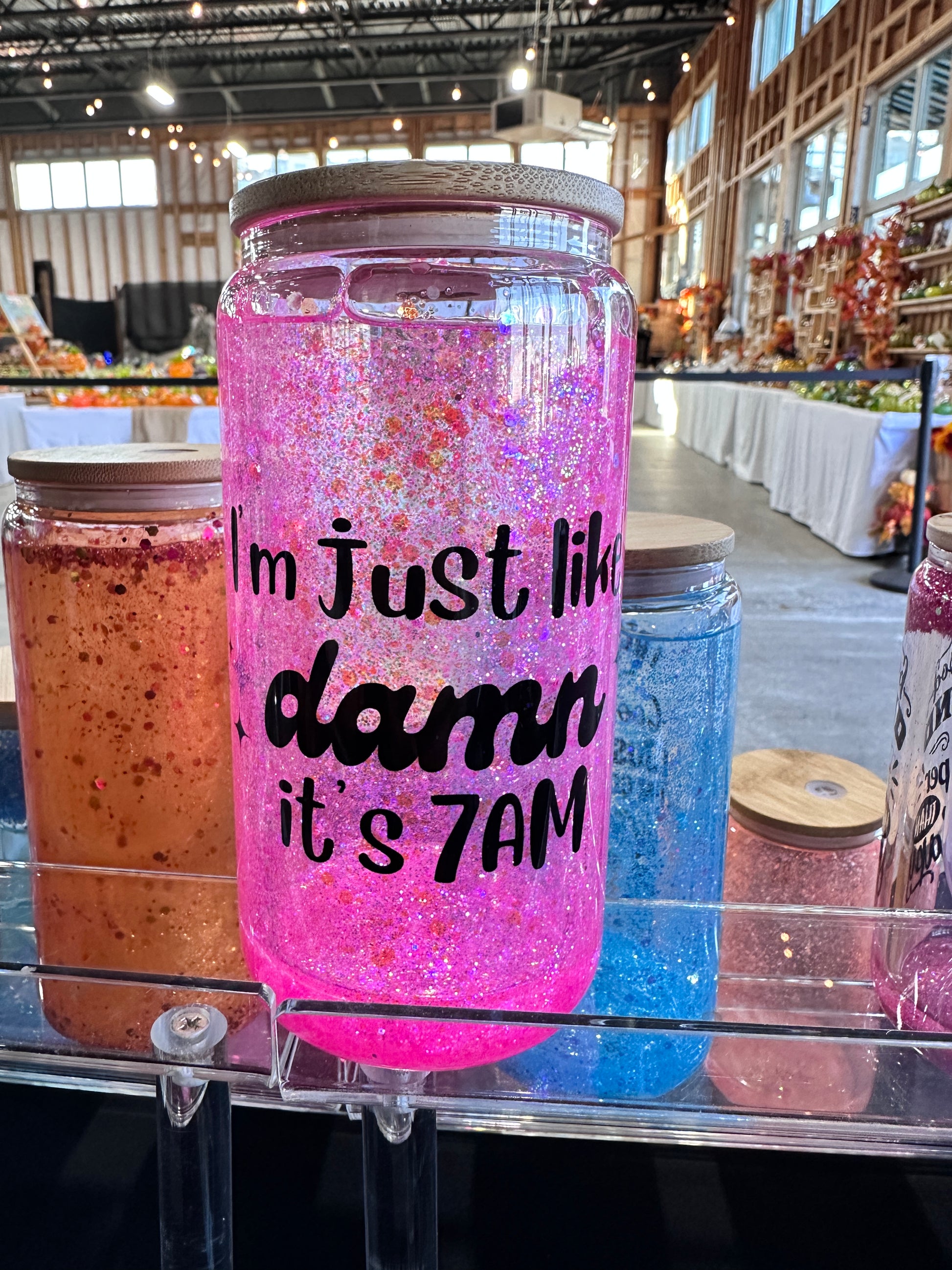 No Place Like Home Glitter Cup with Straw – OZ Museum / Columbian