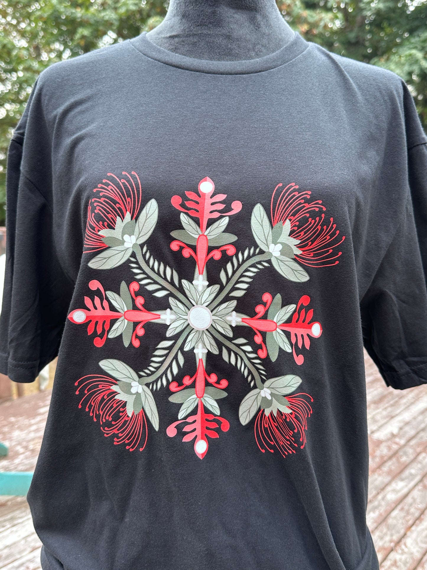 Red Lehua Quilt