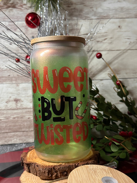 Sweet But Twisted | 16oz Glass Can Cup